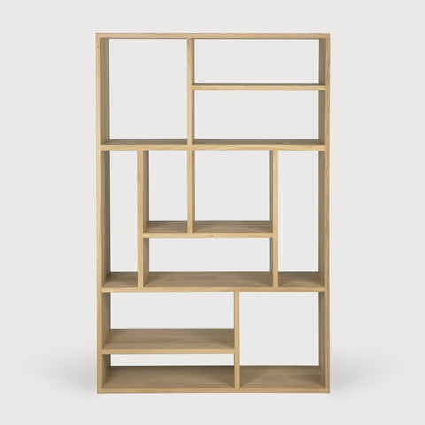 M Rack – Modern Geometric Wooden Shelf Sage Interiors - Sage InteriorsEthnicraft