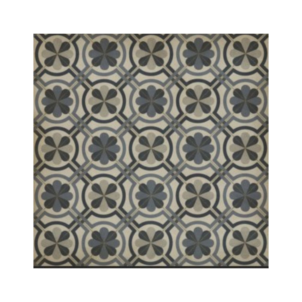 Madame Curie Vintage Vinyl Floorcloth - Sage InteriorsSpicher and Co