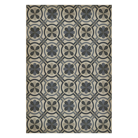 Madame Curie Vintage Vinyl Floorcloth - Sage InteriorsSpicher and Co