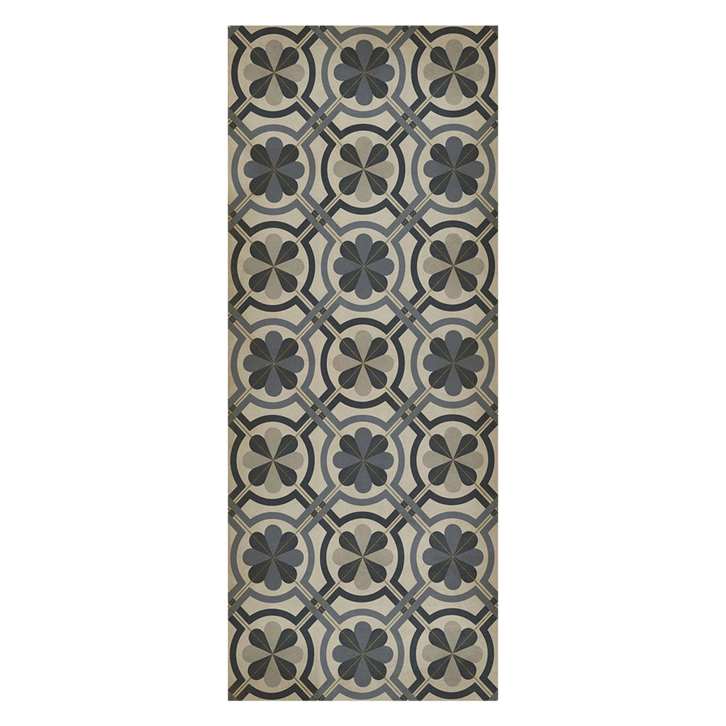 Madame Curie Vintage Vinyl Floorcloth - Sage InteriorsSpicher and Co