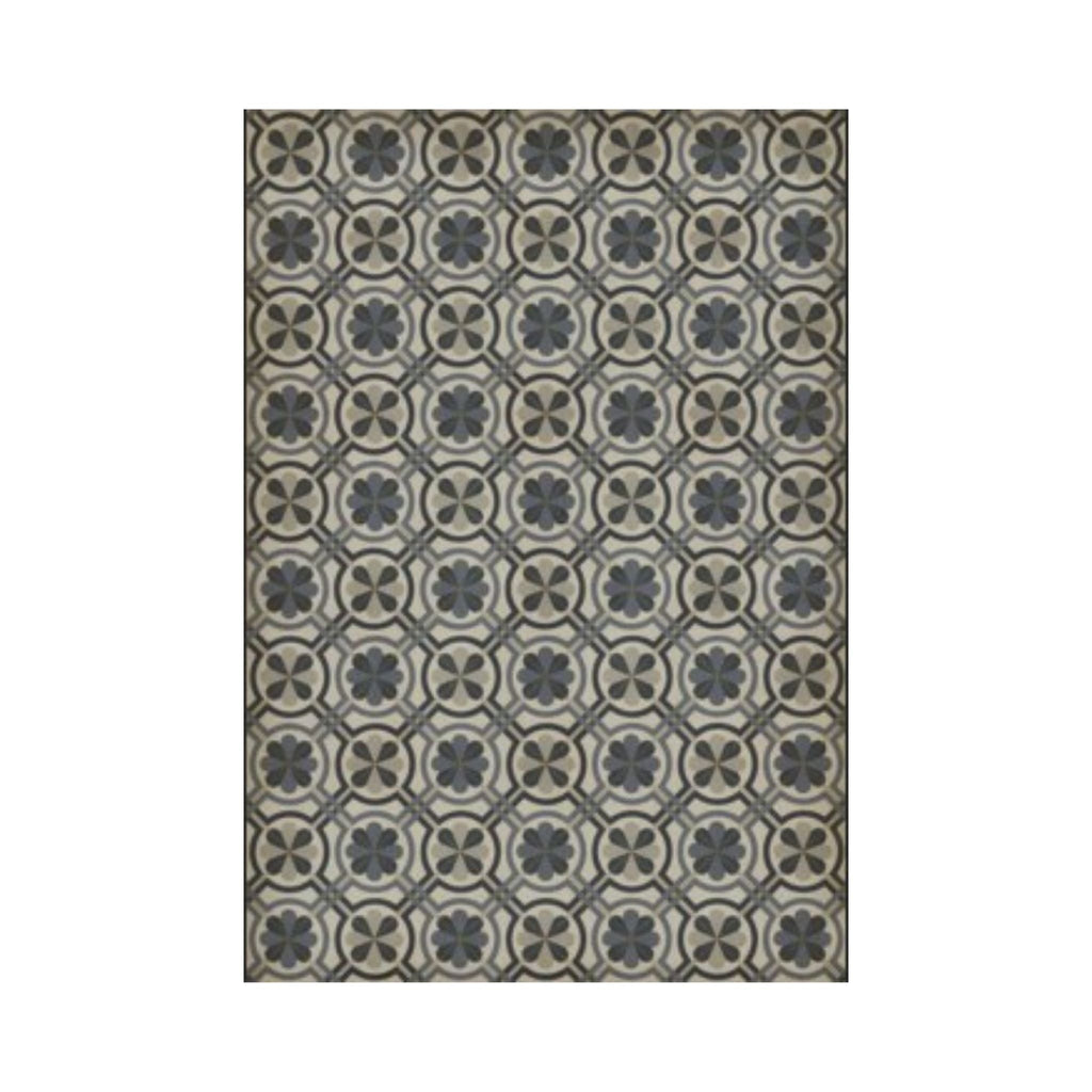 Madame Curie Vintage Vinyl Floorcloth - Sage InteriorsSpicher and Co