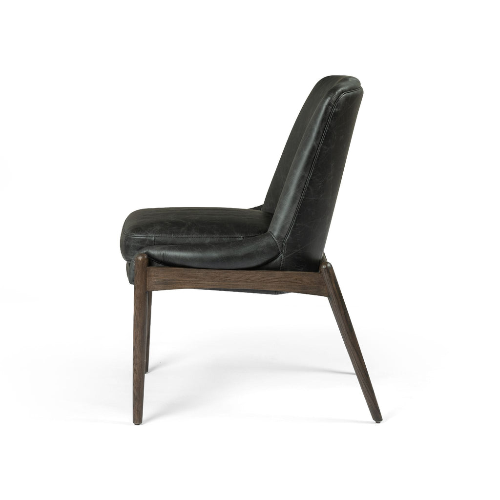 Magnolia Dining Chair, Leather Durango Smoke - Sage InteriorsFH