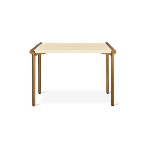 Manifold End Table – Walnut or Ash Veneer with Brass or Pewter Base - Sage InteriorsSage InteriorsManifold End Table