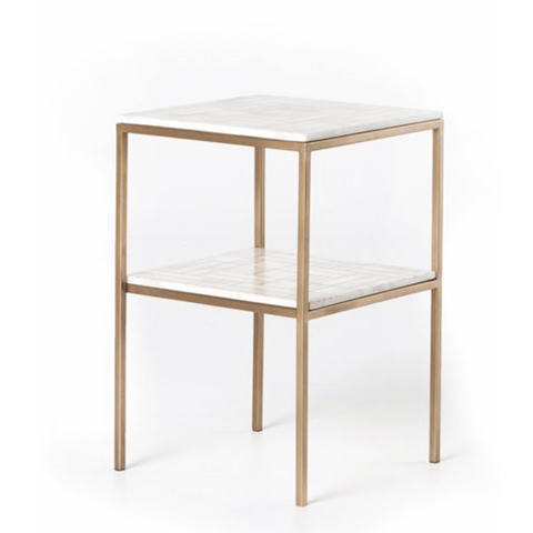 Marble Inlayed Shelves - Sage InteriorsTREE