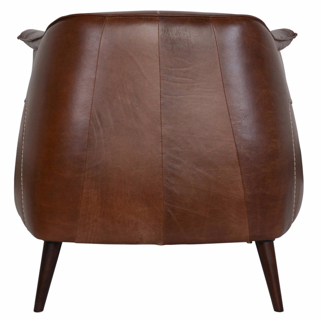 Martel Club Chair, Leather - Sage InteriorsClassic HomeAccent Chair
