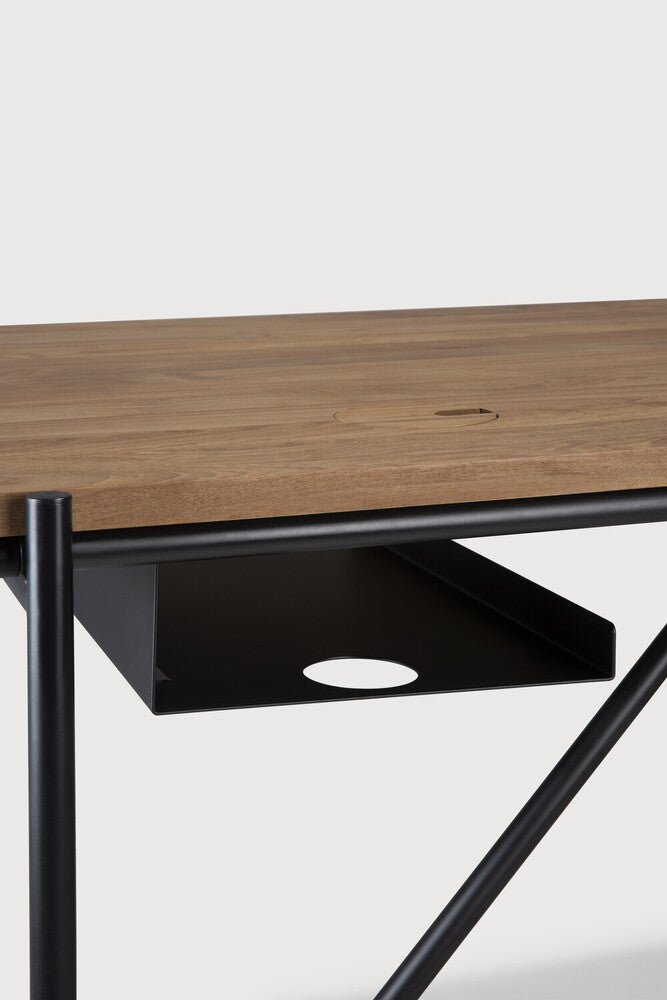 Metal Cable Tray – Modern Desk Cable Organizer | Sage Interiors - Sage InteriorsEthnicraft