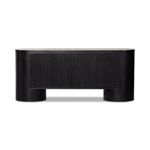 Midnight Marble Media Console - Sage InteriorsFH