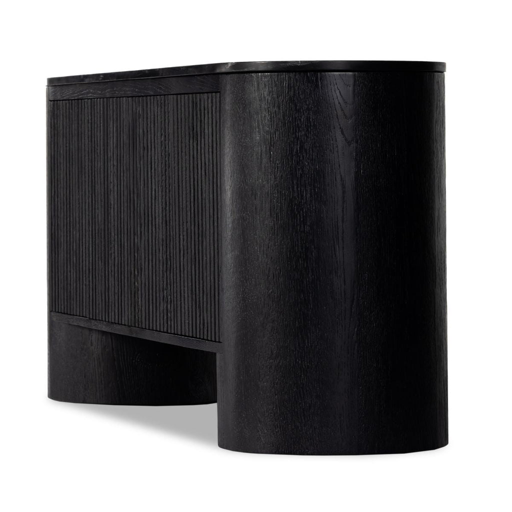 Midnight Marble Media Console - Sage InteriorsFH