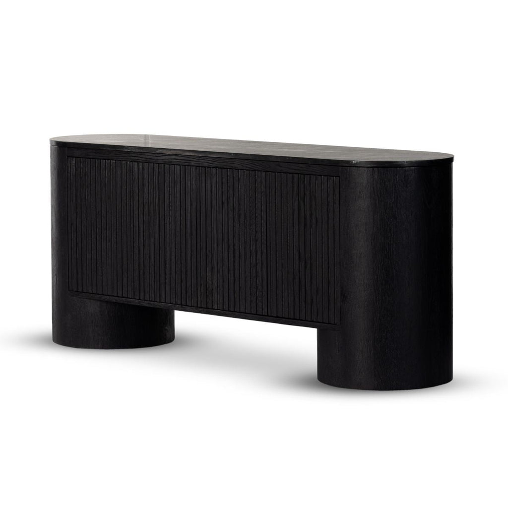 Midnight Marble Media Console - Sage InteriorsFH