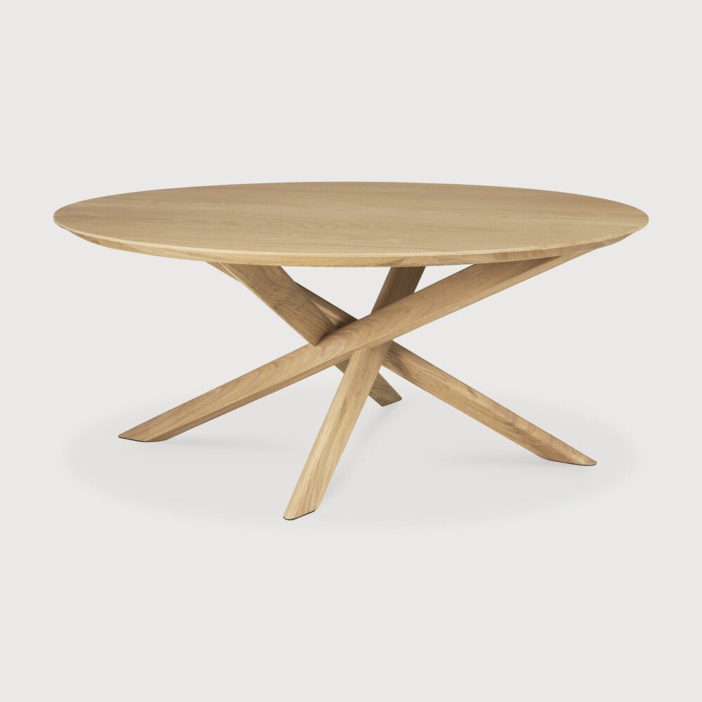 Mikado Coffee Table – Sculptural Solid Oak Centrepiece - Sage InteriorsEthnicraft