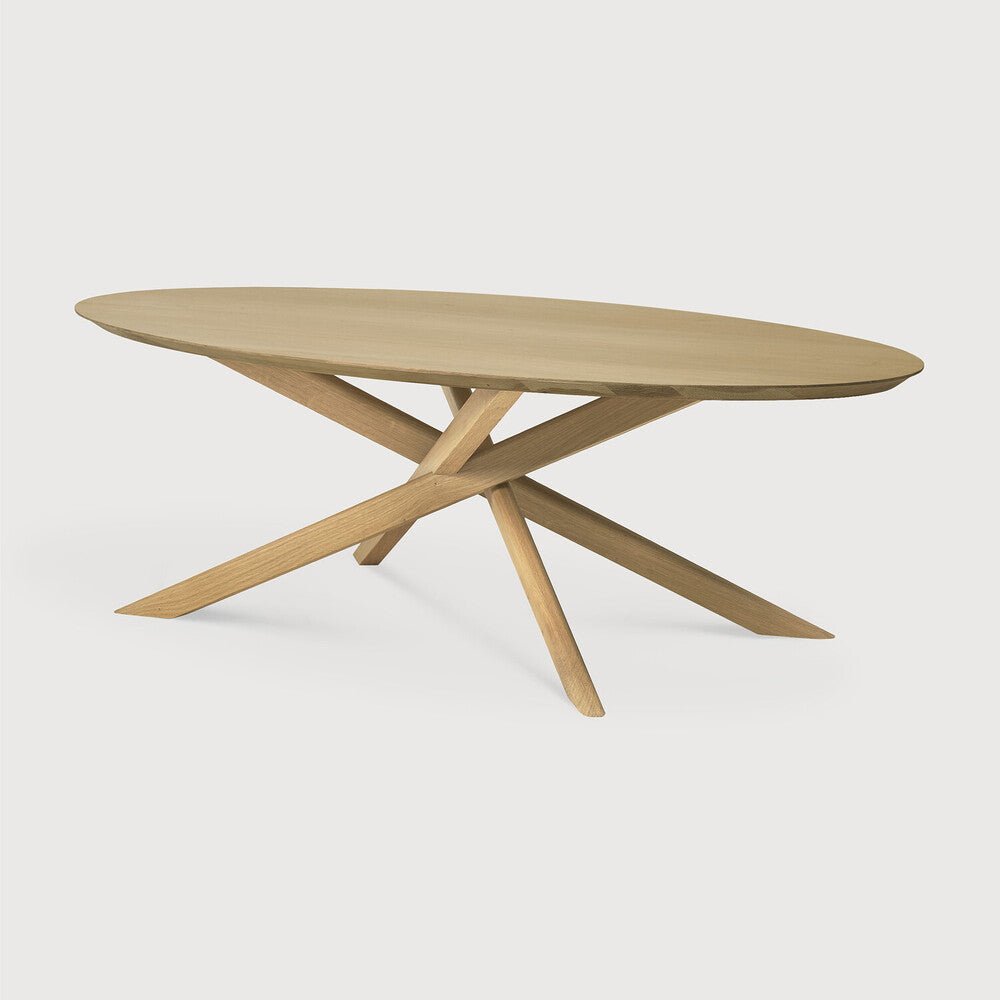 Mikado Coffee Table – Sculptural Solid Oak Centrepiece - Sage InteriorsEthnicraft