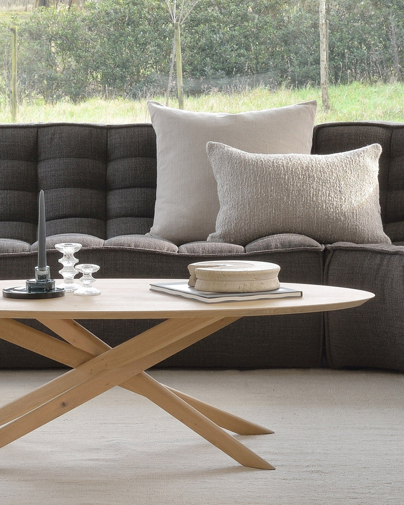 Mikado Coffee Table – Sculptural Solid Oak Centrepiece - Sage InteriorsEthnicraft