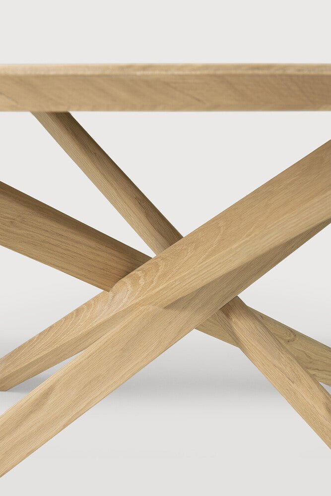 Mikado Coffee Table – Sculptural Solid Oak Centrepiece - Sage InteriorsEthnicraft