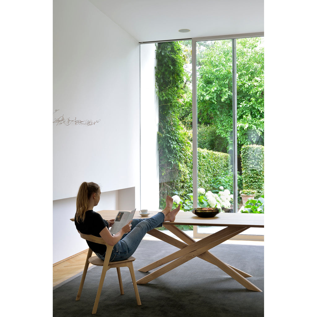 Mikado Dining Table, Oak - Sage InteriorsEthnicraftDining Table