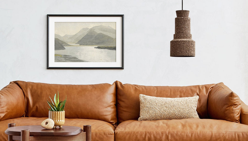 Milton Buoy Pendant Light Sculptural Cork Shade with Floating Cord Suspension - Sage InteriorsGusLight