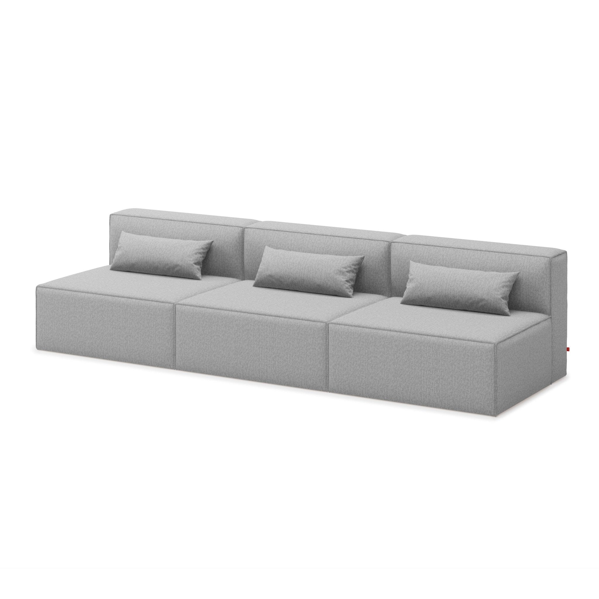 Armless Module Sofa Mix Modular 3-PC Armless Sofa Sustainable Modern Sofa | Sage Interiors