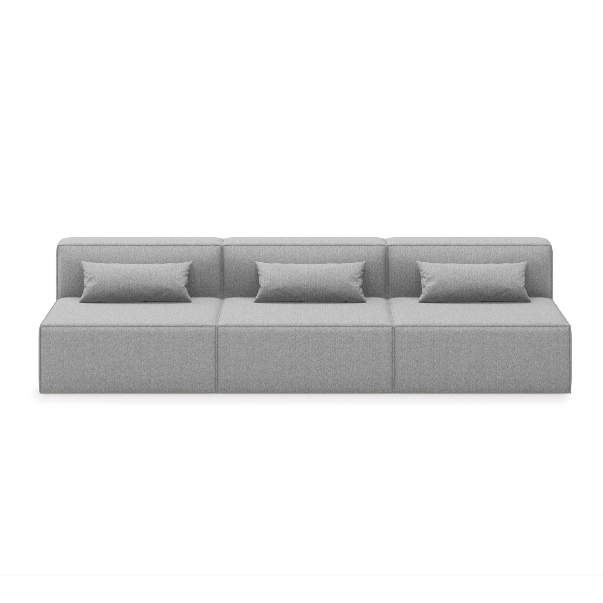 Armless Module Sofa Mix Modular 3-PC Armless Sofa Sustainable Modern Sofa | Sage Interiors
