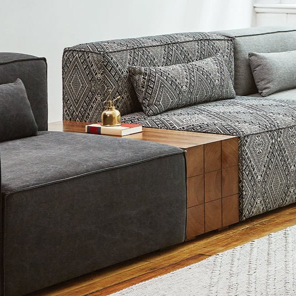 Mix Modular Block Table – Versatile Accent Table & Sofa Connector - Sage InteriorsGusOttoman