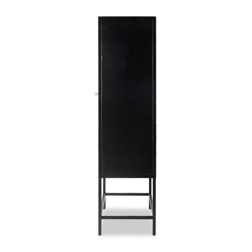 Modern Antique Black Iron Cabinet - Sage InteriorsFour Hands