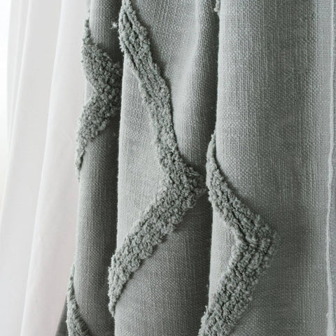 Modern Tribal Tufted Cotton Throw - Sage InteriorsTajik Home LLC