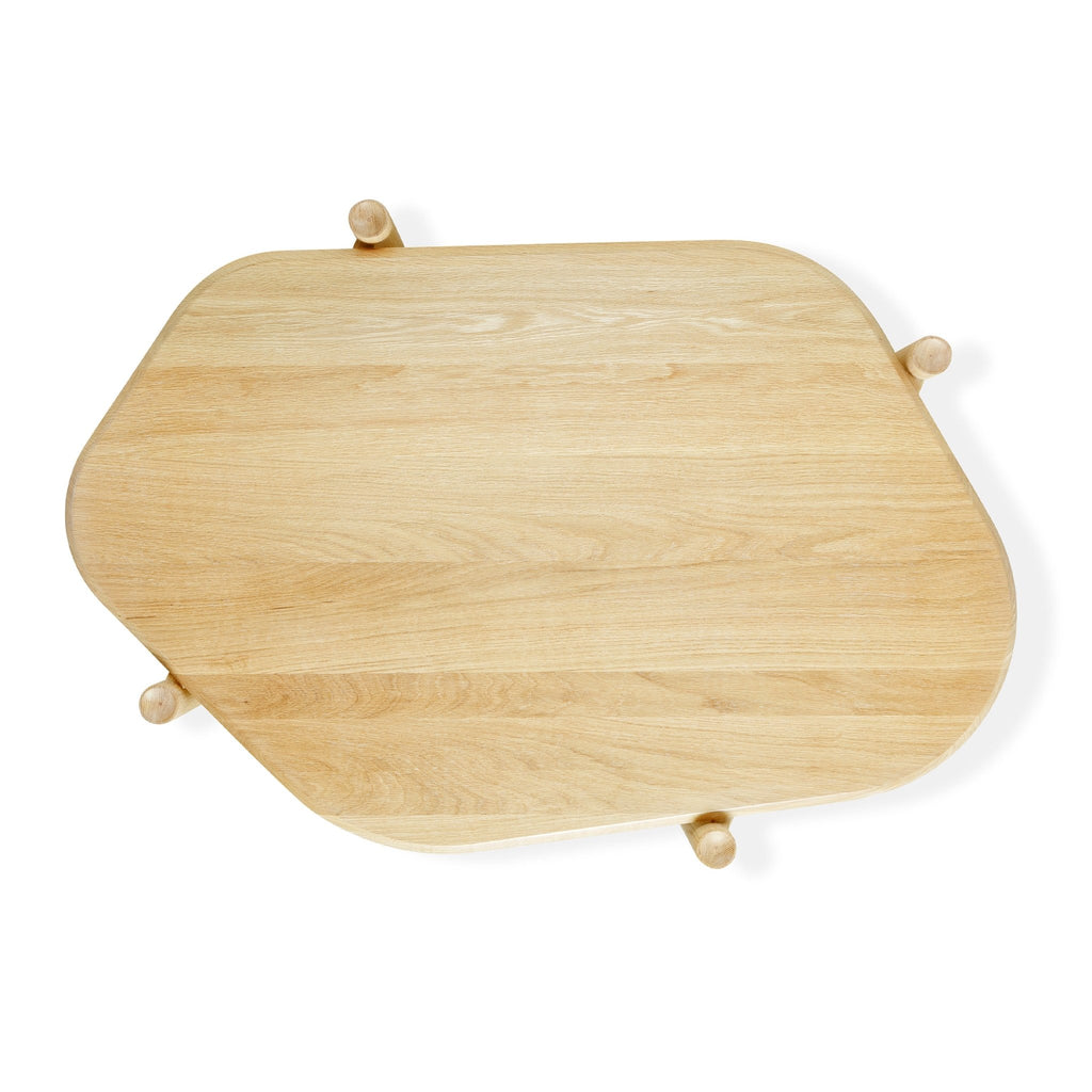 Monarch Coffee Table – Asymmetrical FSC Solid Wood Centerpiece - Sage InteriorsSage InteriorsCoffee Table