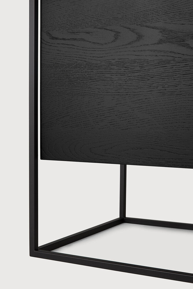 Monolit Black Oak Sideboard – Minimalist Storage with Sculptural Design - Sage InteriorsEthnicraft