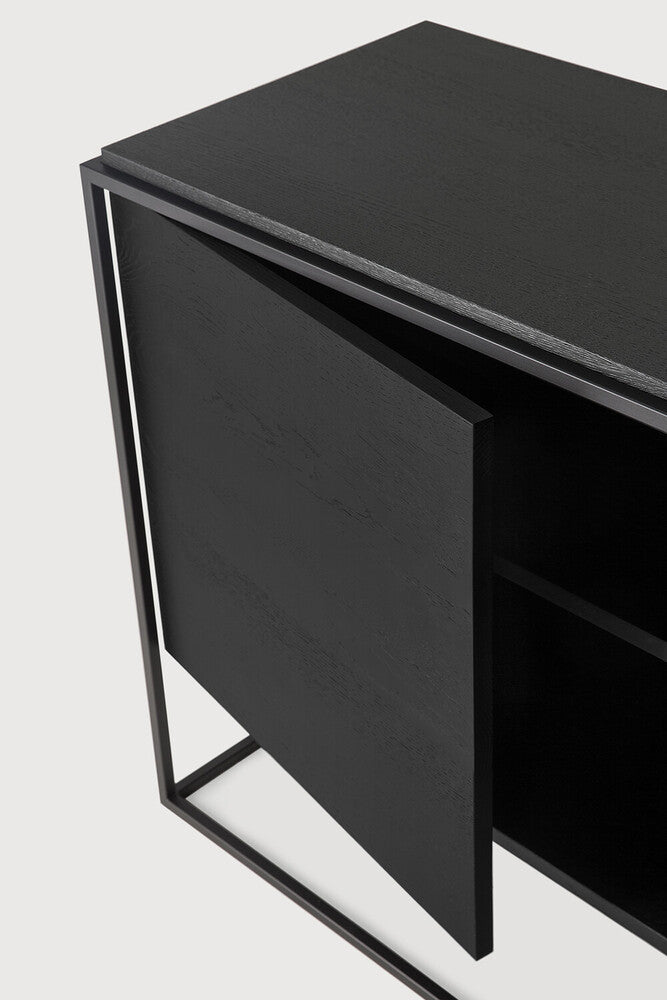 Monolit Black Oak Sideboard – Minimalist Storage with Sculptural Design - Sage InteriorsEthnicraft