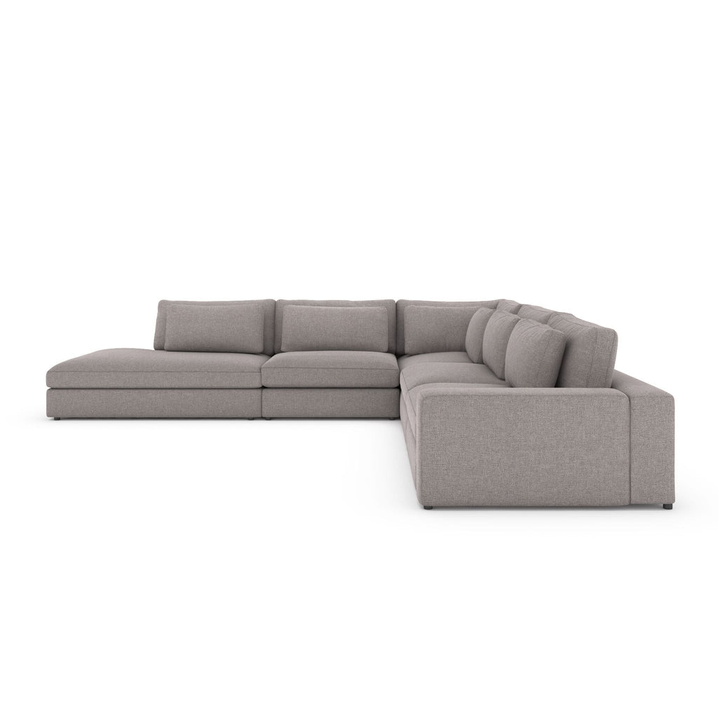 Monroe 4 PC Sectional with Bumper Chaise - Sage InteriorsFH