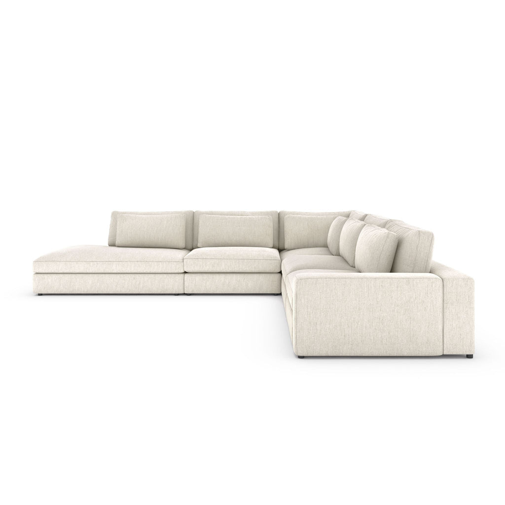 Monroe 4 PC Sectional with Bumper Chaise - Sage InteriorsFH