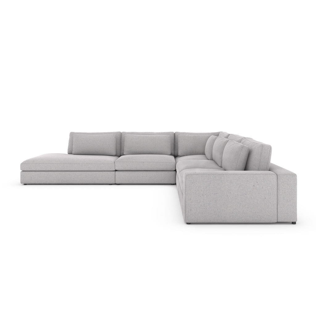 Monroe 4 PC Sectional with Bumper Chaise - Sage InteriorsFH