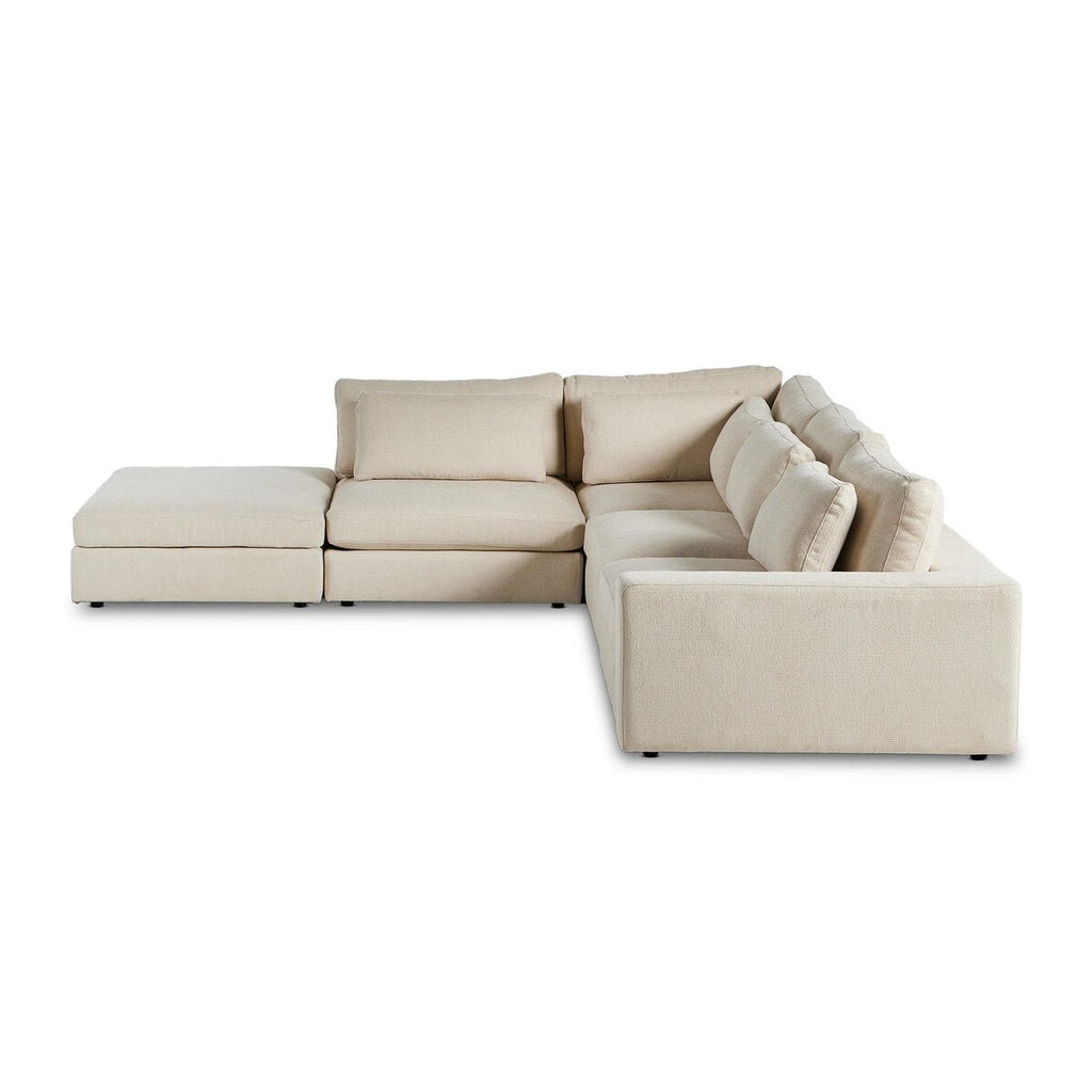 Monroe Modular 4 - Piece Sectional W/ Ottoman - Sage InteriorsFour HandsSectional Sofa Units