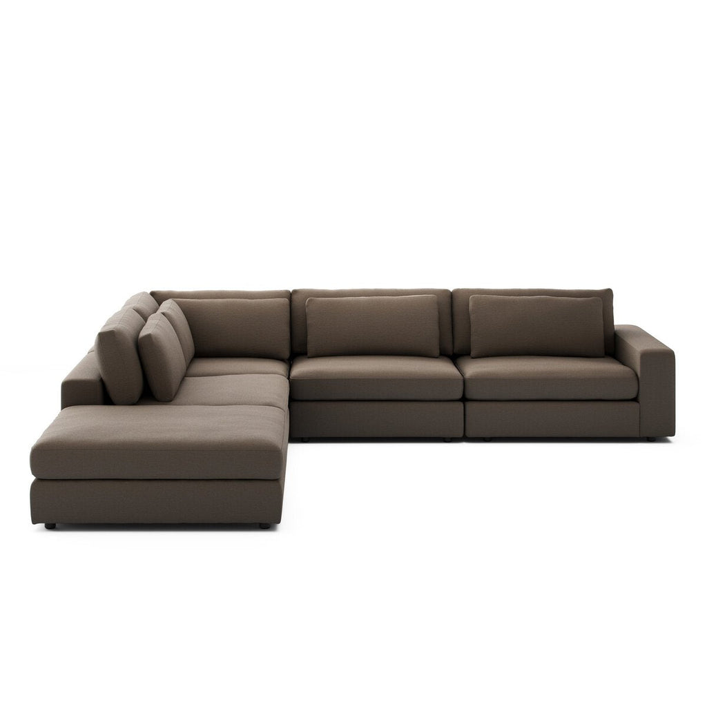 Monroe Modular 4 - Piece Sectional W/ Ottoman - Sage InteriorsFour HandsSectional Sofa Units