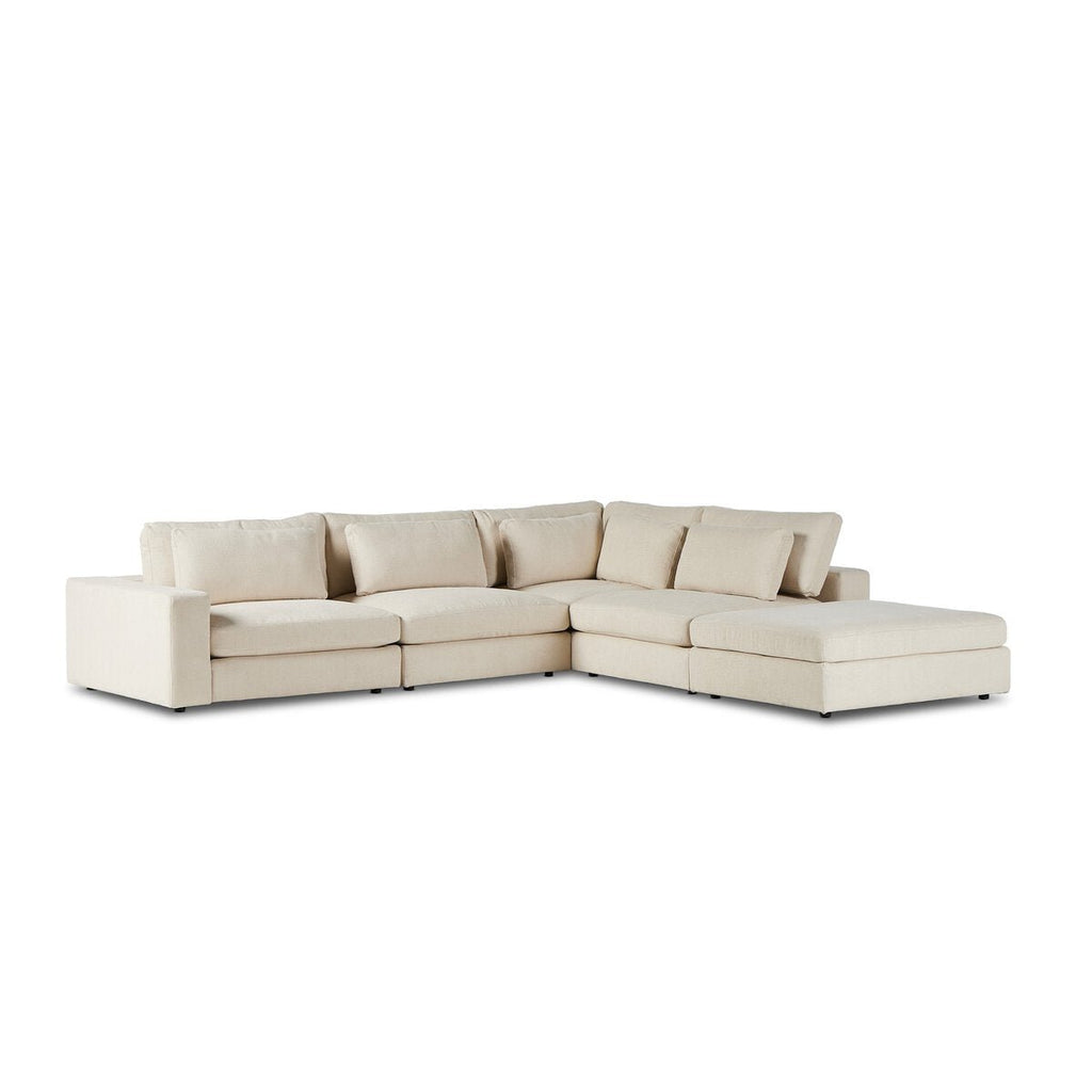 Monroe Modular 4 - Piece Sectional W/ Ottoman - Sage InteriorsFour HandsSectional Sofa Units