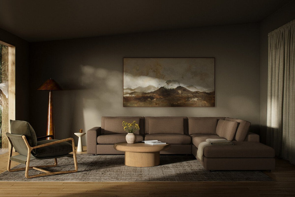 Monroe Modular 4 - Piece Sectional W/ Ottoman - Sage InteriorsFour HandsSectional Sofa Units