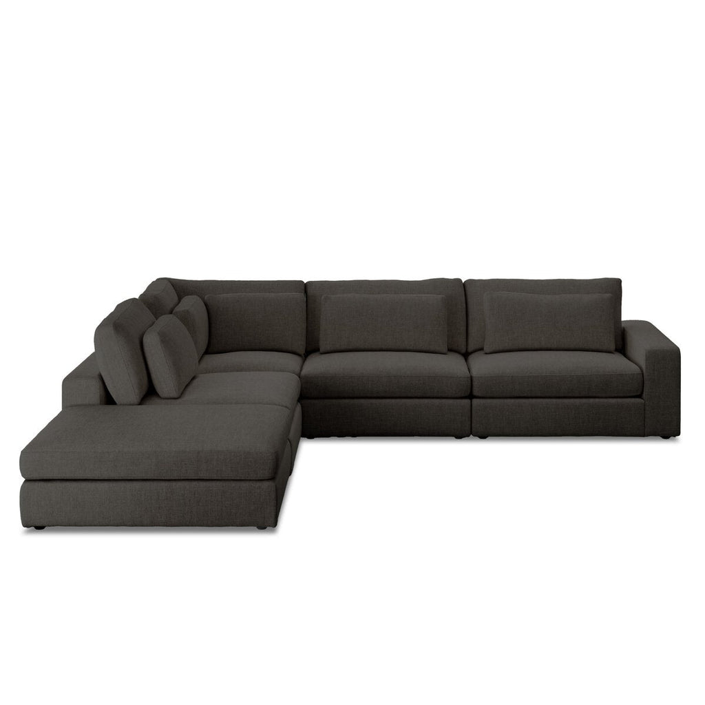 Monroe Modular 4 - Piece Sectional W/ Ottoman - Sage InteriorsFour HandsSectional Sofa Units