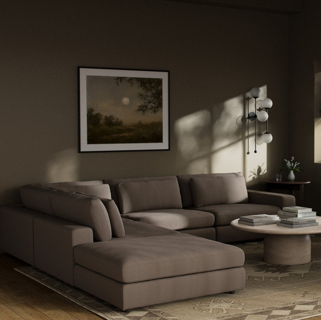Monroe Modular 4 - Piece Sectional W/ Ottoman - Sage InteriorsFour HandsSectional Sofa Units