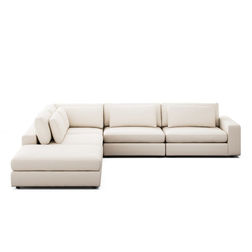 Monroe Modular 4 - Piece Sectional W/ Ottoman - Sage InteriorsFour HandsSectional Sofa Units