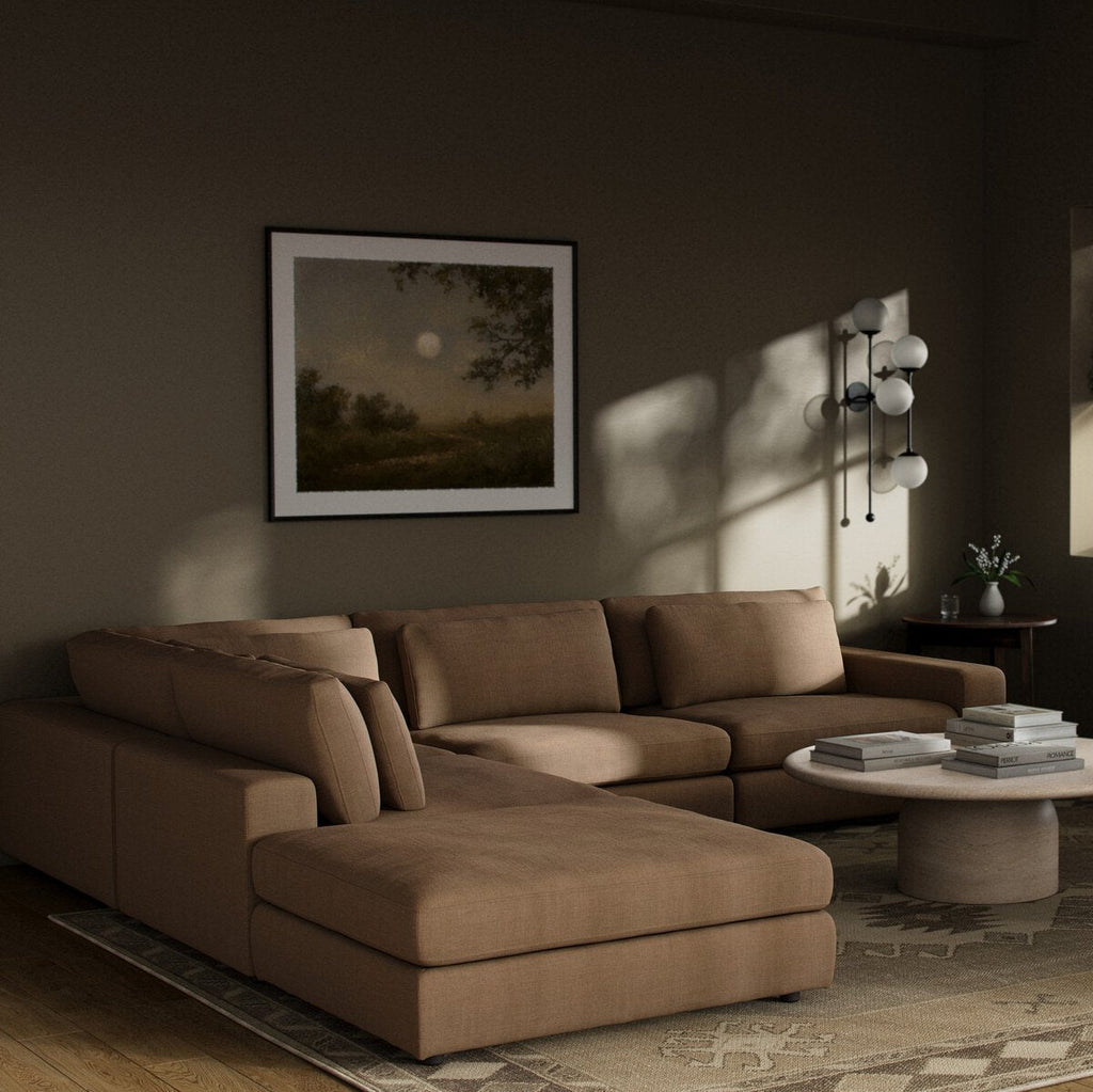 Monroe Modular 4 - Piece Sectional W/ Ottoman - Sage InteriorsFour HandsSectional Sofa Units