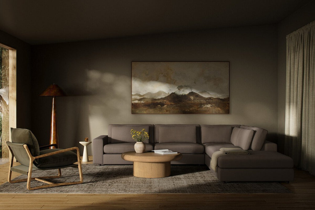 Monroe Modular 4 - Piece Sectional W/ Ottoman - Sage InteriorsFour HandsSectional Sofa Units