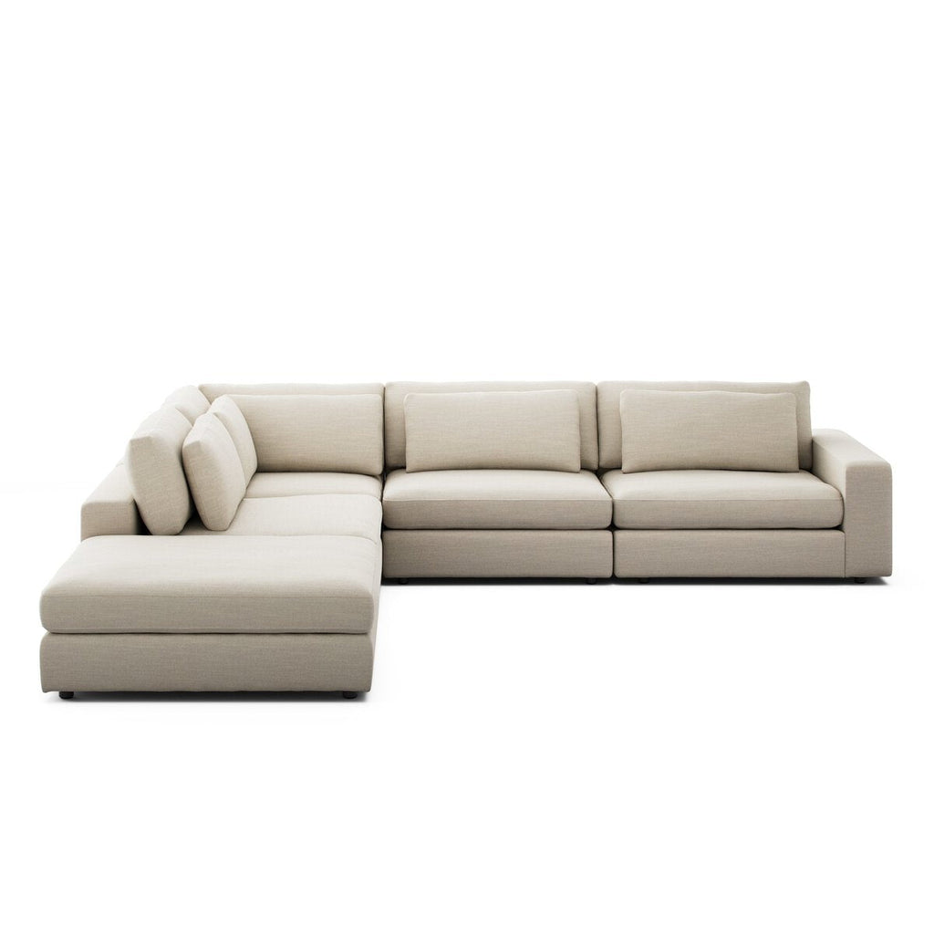 Monroe Modular 4 - Piece Sectional W/ Ottoman - Sage InteriorsFour HandsSectional Sofa Units
