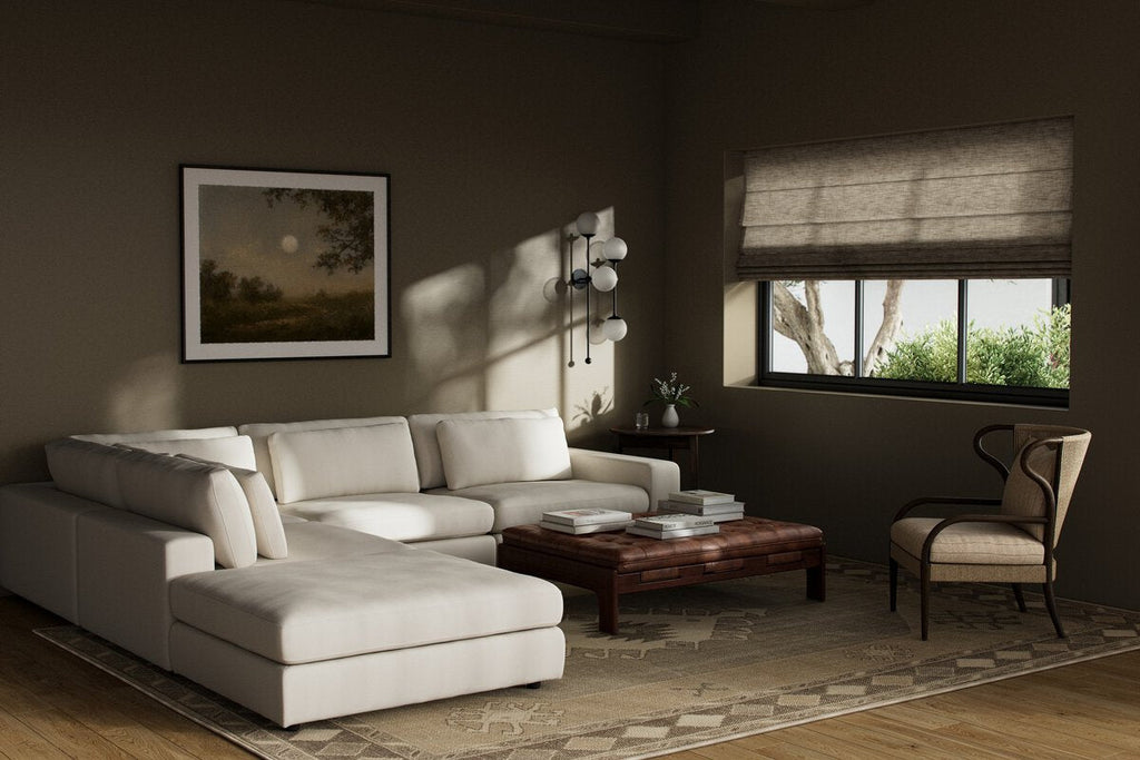 Monroe Modular 4 - Piece Sectional W/ Ottoman - Sage InteriorsFour HandsSectional Sofa Units