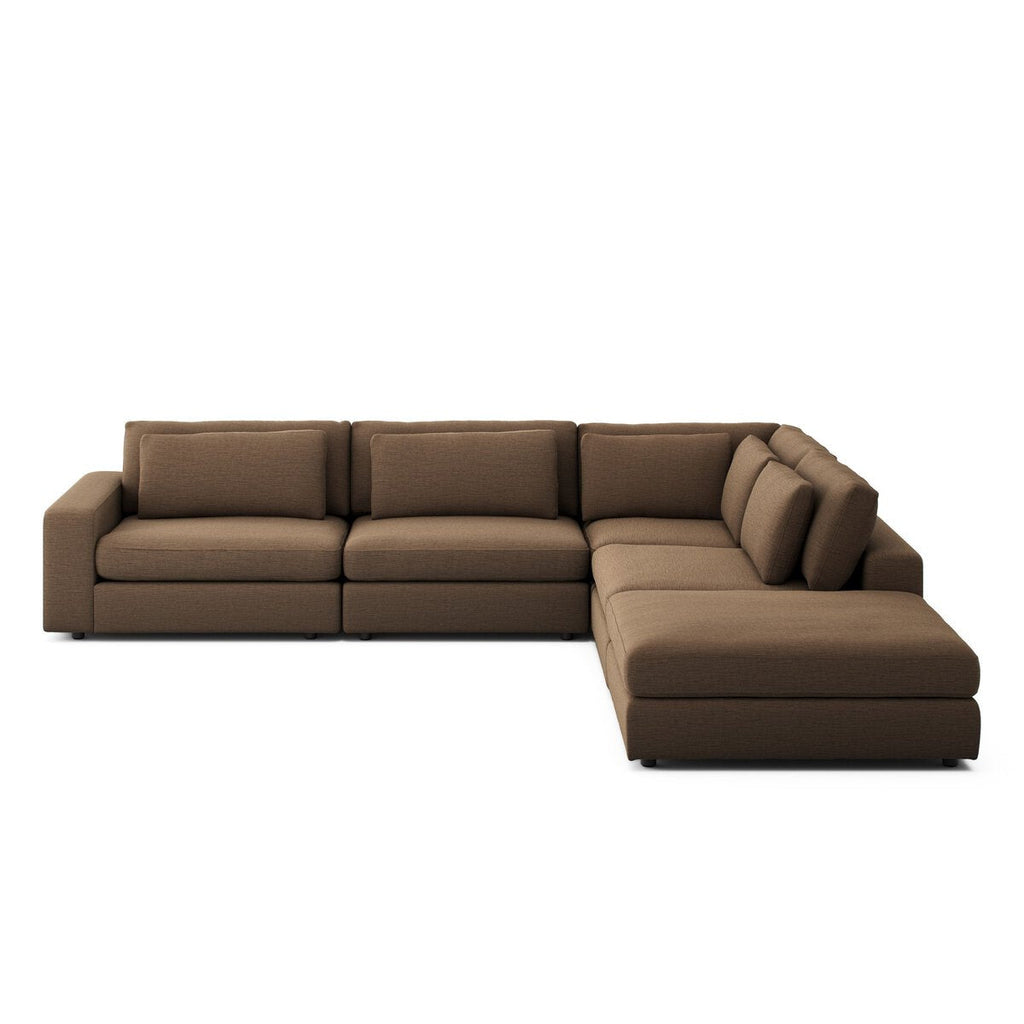 Monroe Modular 4 - Piece Sectional W/ Ottoman - Sage InteriorsFour HandsSectional Sofa Units