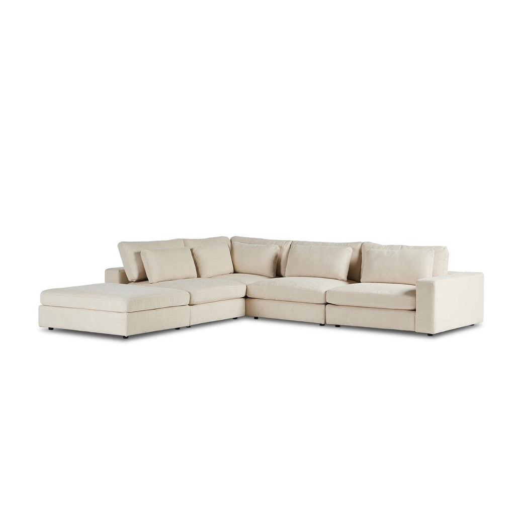 Monroe Modular 4 - Piece Sectional W/ Ottoman - Sage InteriorsFour HandsSectional Sofa Units