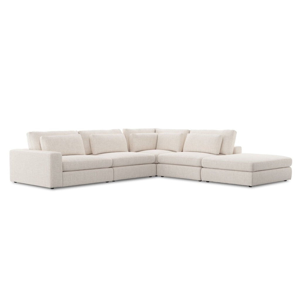 Monroe Modular 4 - Piece Sectional W/ Ottoman - Sage InteriorsFour HandsSectional Sofa Units