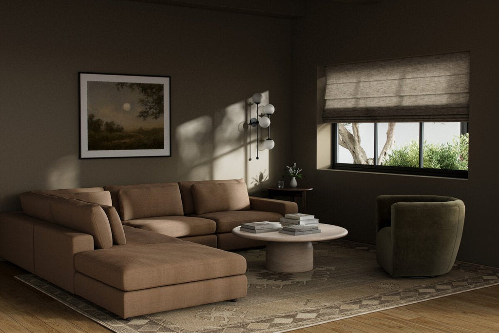 Monroe Modular 4 - Piece Sectional W/ Ottoman - Sage InteriorsFour HandsSectional Sofa Units