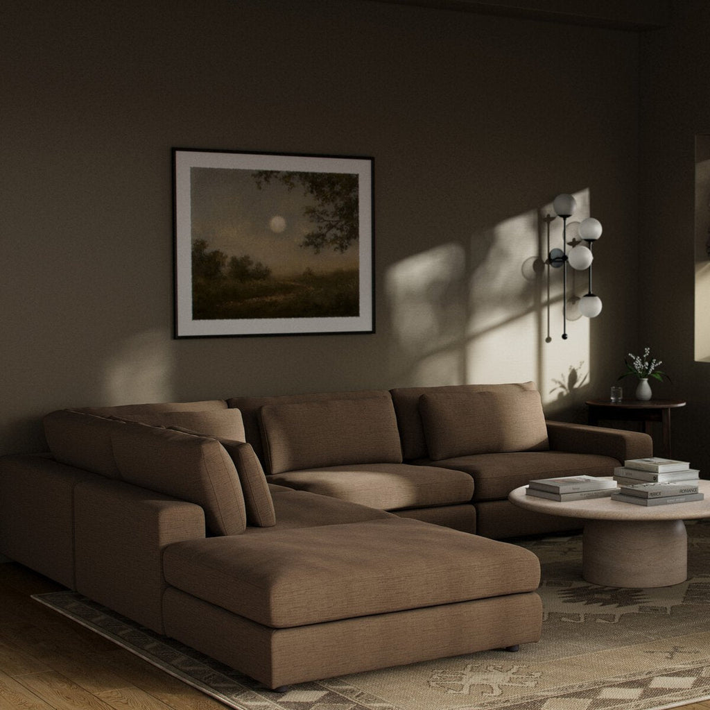 Monroe Modular 4 - Piece Sectional W/ Ottoman - Sage InteriorsFour HandsSectional Sofa Units