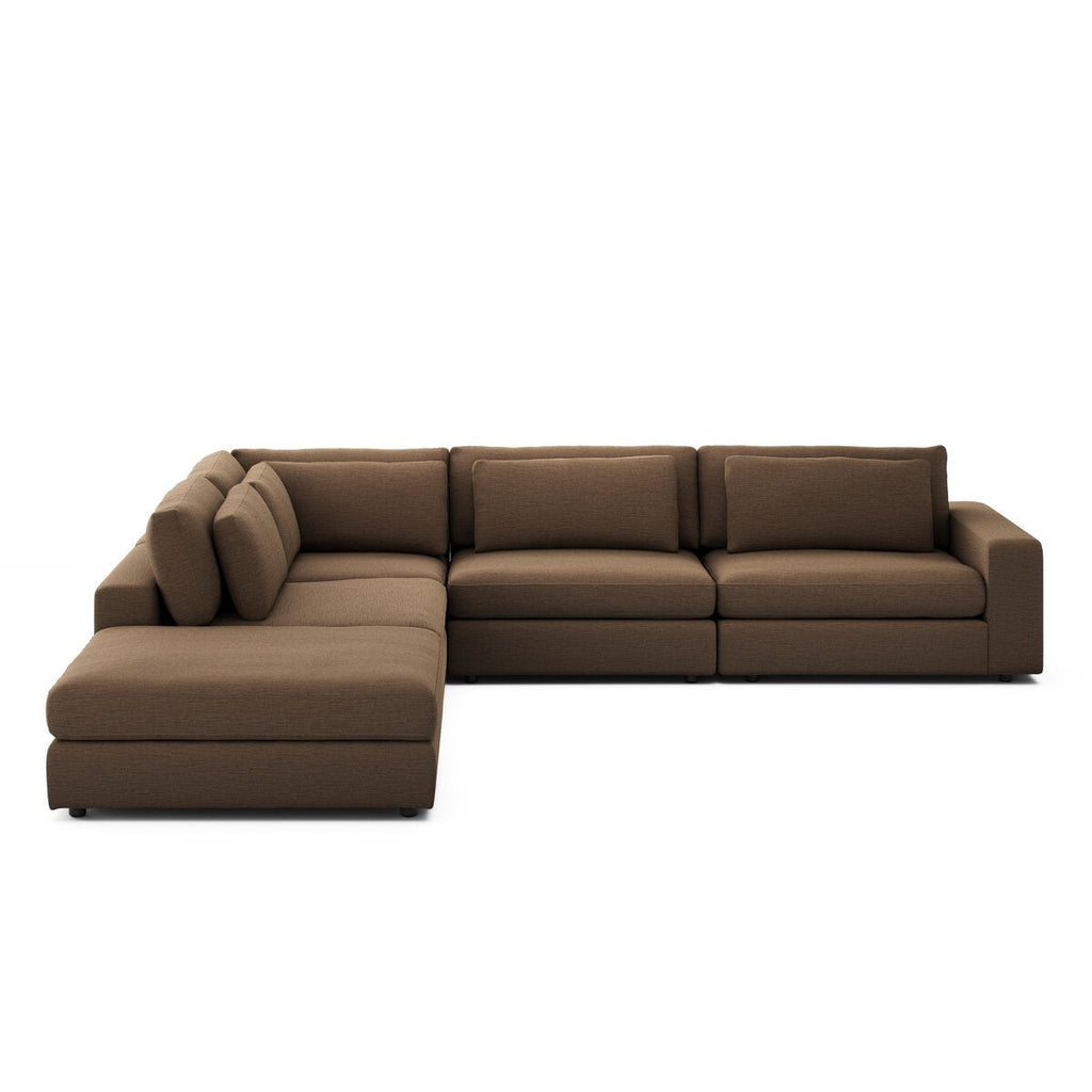 Monroe Modular 4 - Piece Sectional W/ Ottoman - Sage InteriorsFour HandsSectional Sofa Units