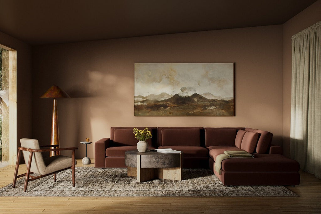 Monroe Modular 4 - Piece Sectional W/ Ottoman - Sage InteriorsFour HandsSectional Sofa Units