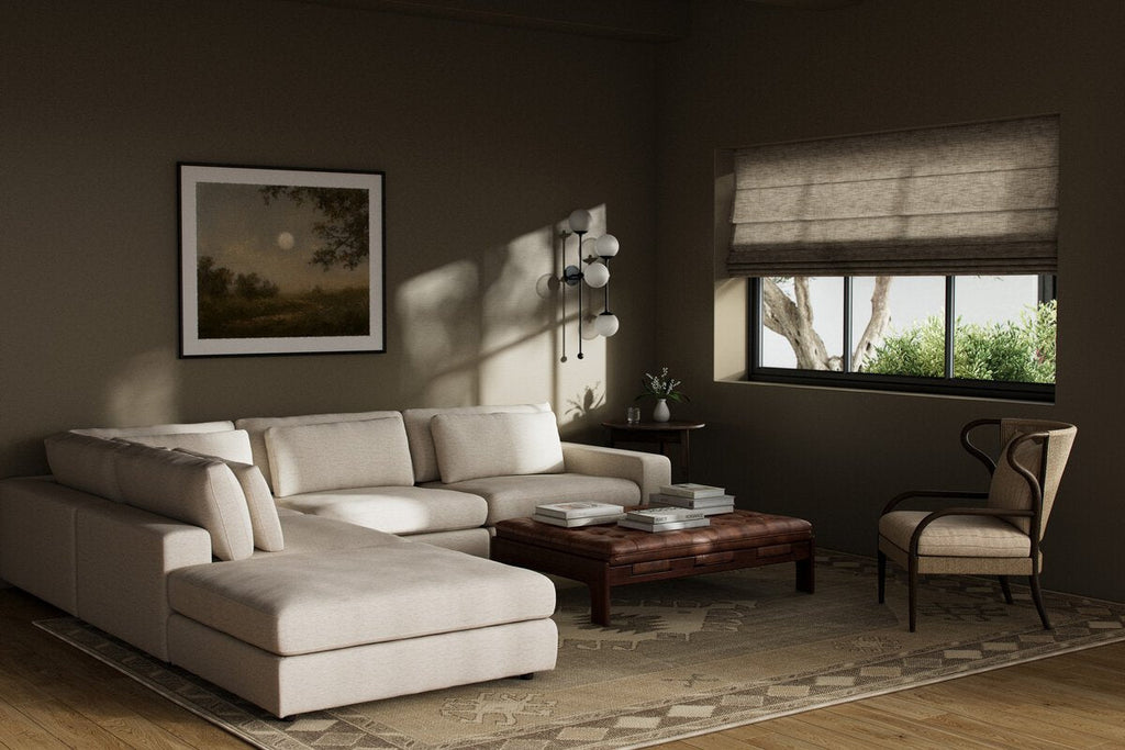 Monroe Modular 4 - Piece Sectional W/ Ottoman - Sage InteriorsFour HandsSectional Sofa Units
