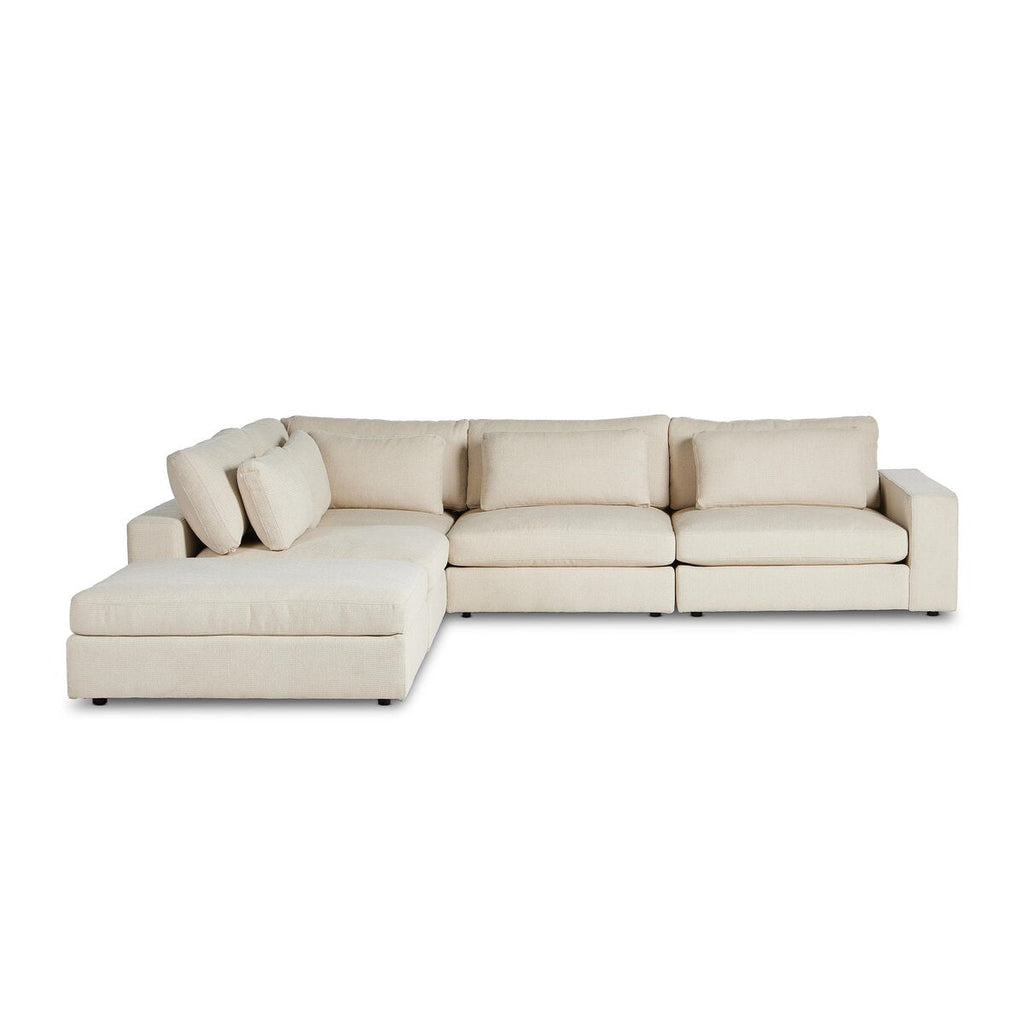 Monroe Modular 4 - Piece Sectional W/ Ottoman - Sage InteriorsFour HandsSectional Sofa Units